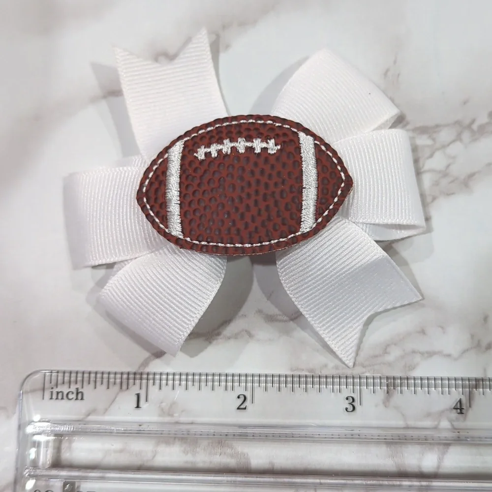 Baltimore Orioles Ravens Boutique Bow Collection with football ring